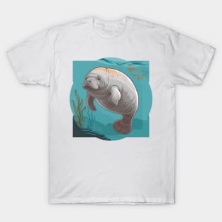 Under the Sea Manatee T-Shirt